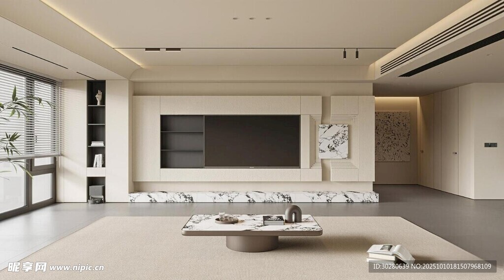 电视背景墙 客厅效果图 电视墙