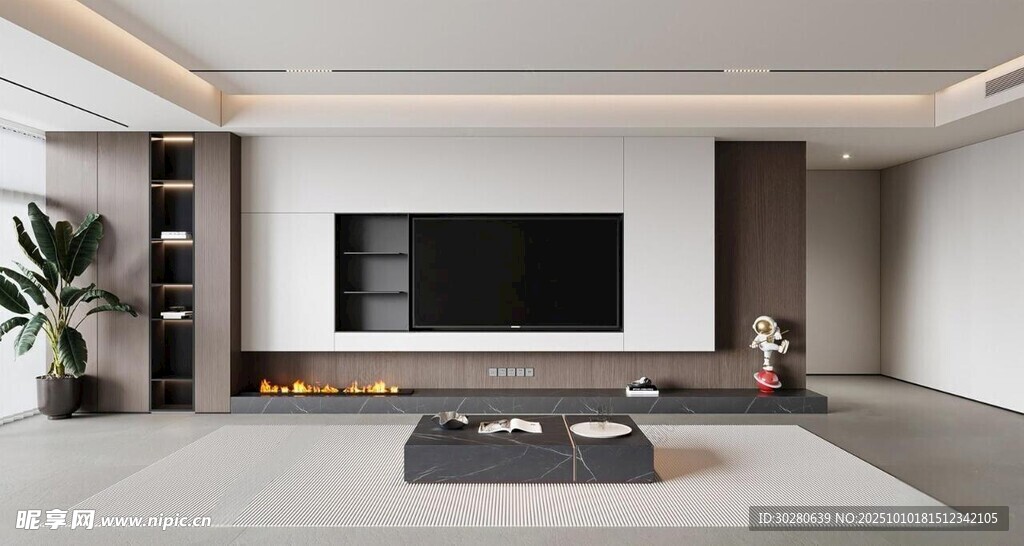 电视背景墙 客厅效果图 电视墙