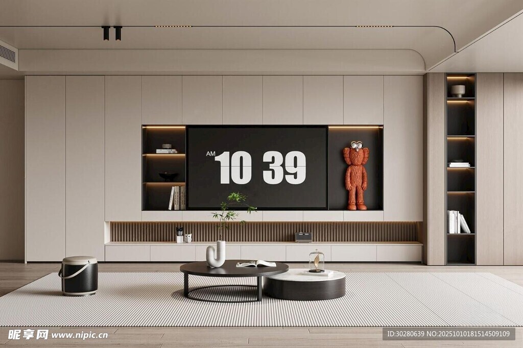 电视背景墙 客厅效果图 电视墙