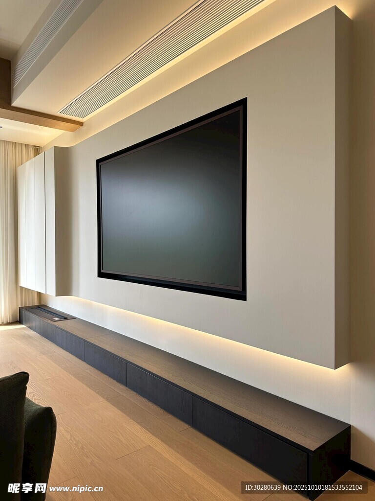 电视背景墙 客厅效果图 电视墙