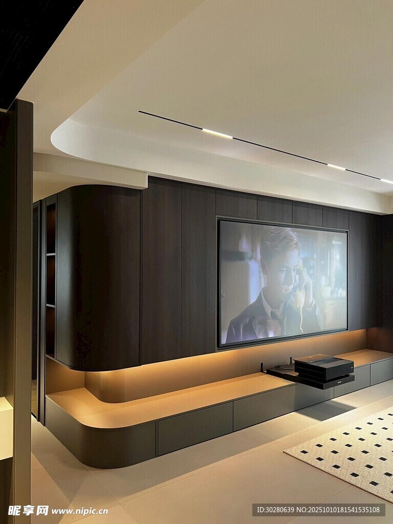 电视背景墙 客厅效果图 电视墙