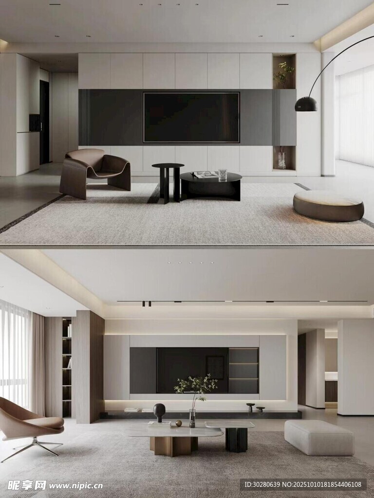 电视背景墙 客厅效果图 电视墙