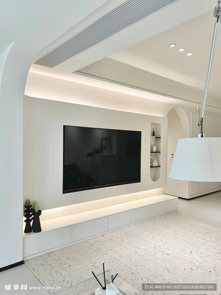 电视背景墙 客厅效果图 电视墙