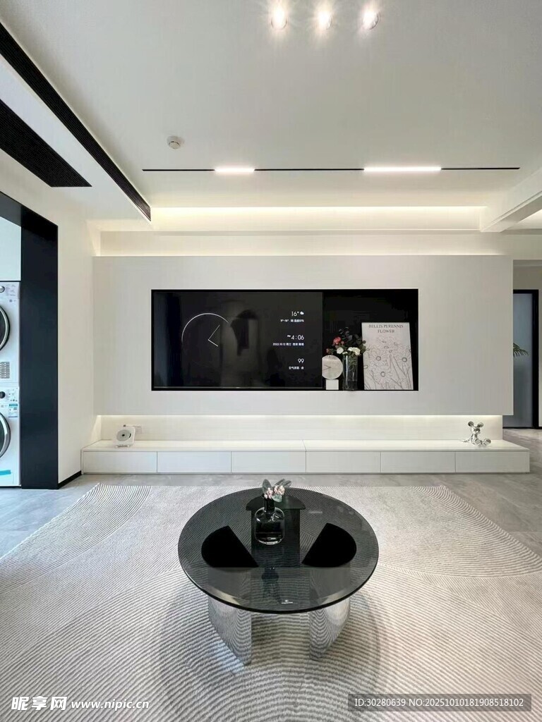 电视背景墙 客厅效果图 电视墙