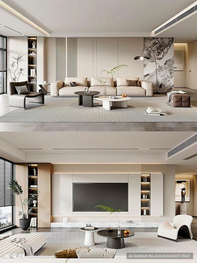 电视背景墙 客厅效果图 电视墙