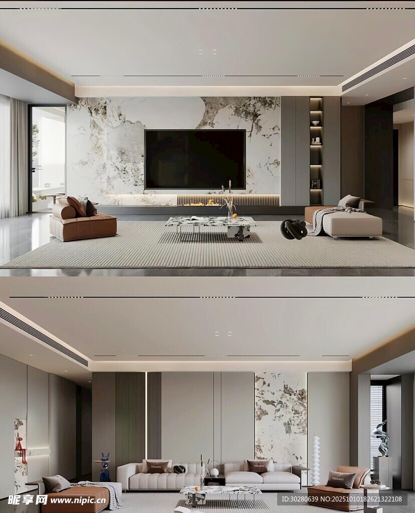 电视背景墙 客厅效果图 电视墙