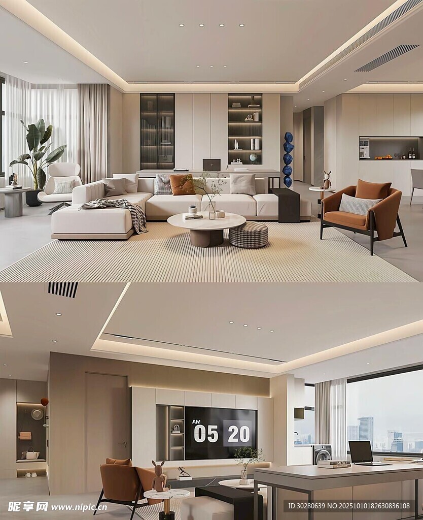 电视背景墙 客厅效果图 电视墙