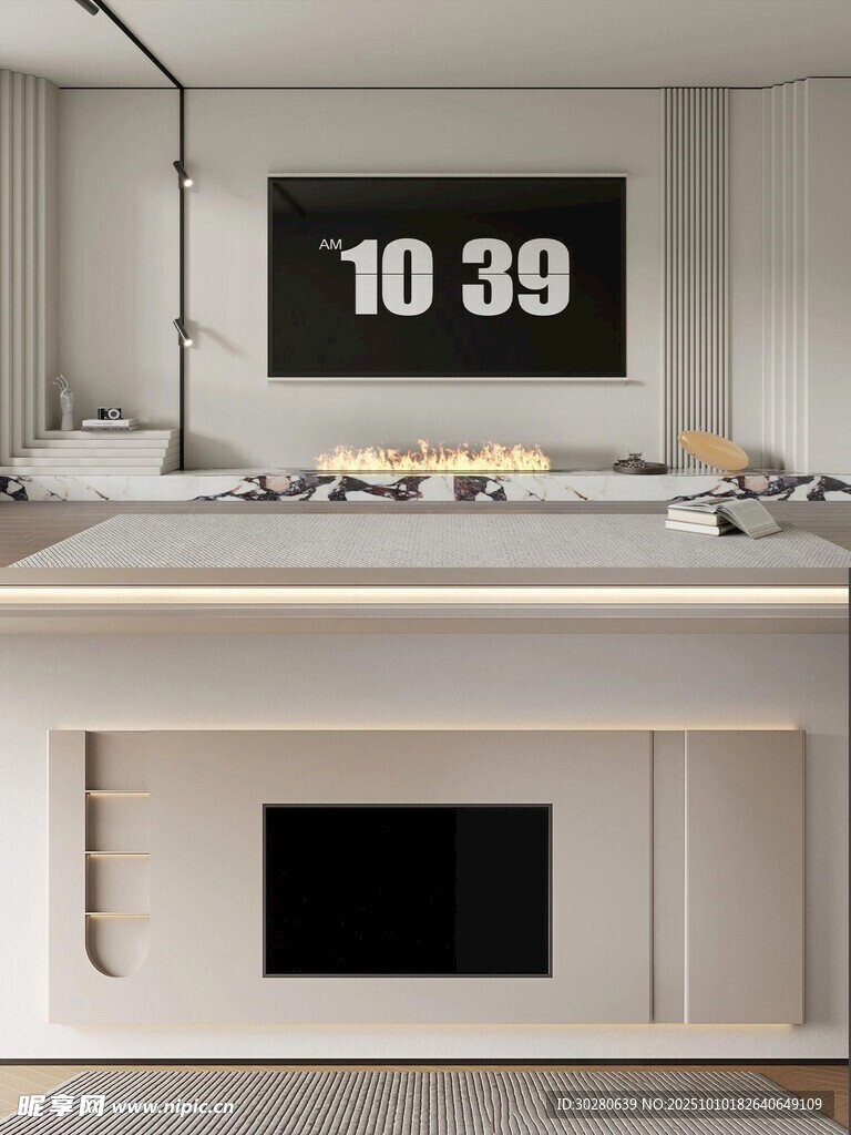 电视背景墙 客厅效果图 电视墙