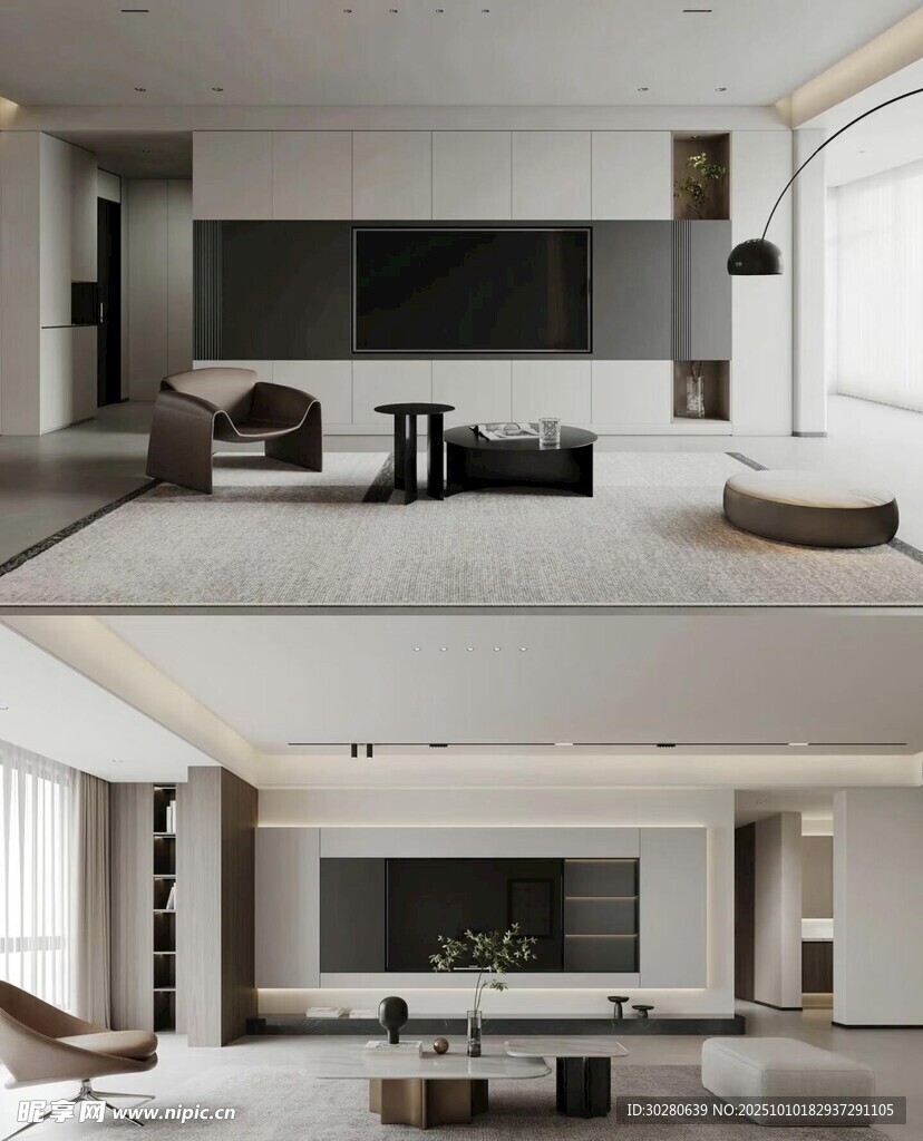 电视背景墙 客厅效果图 电视墙