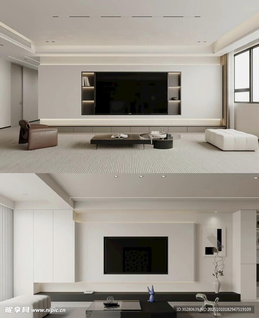 电视背景墙 客厅效果图 电视墙