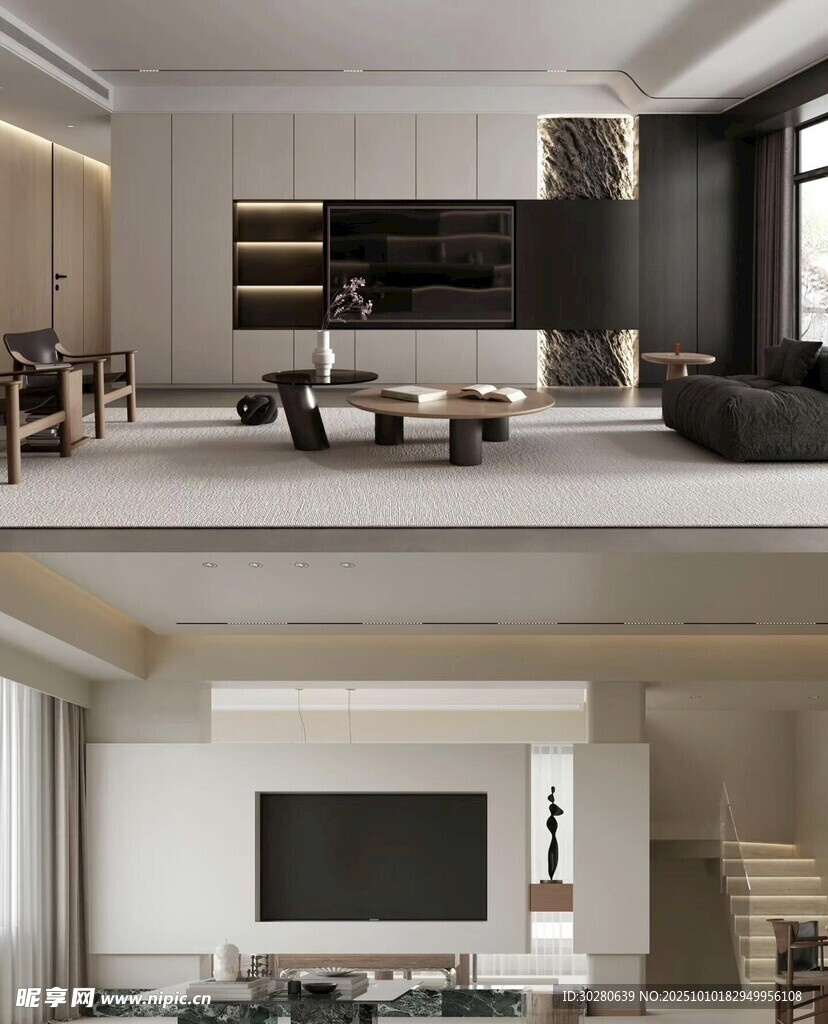 电视背景墙 客厅效果图 电视墙