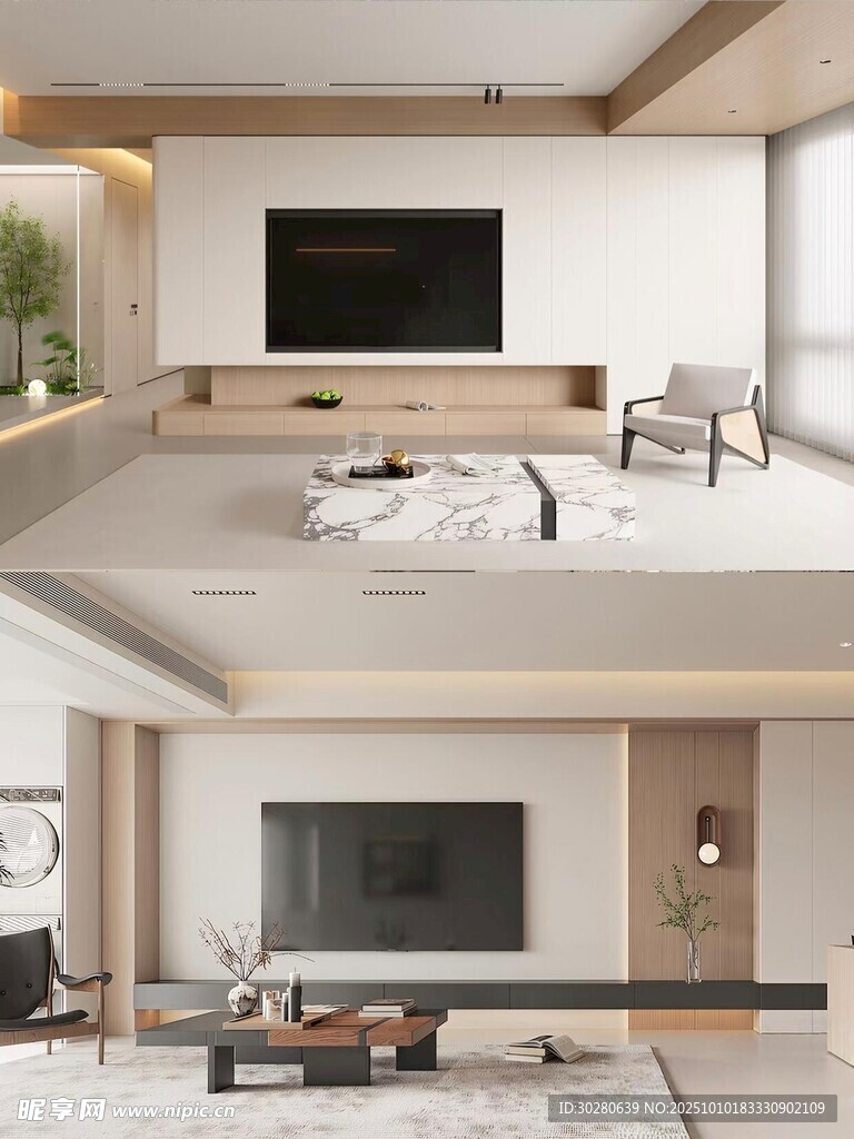 电视背景墙 客厅效果图 电视墙