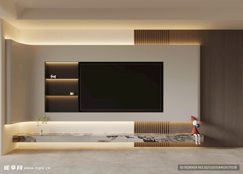 电视背景墙 客厅效果图 电视墙