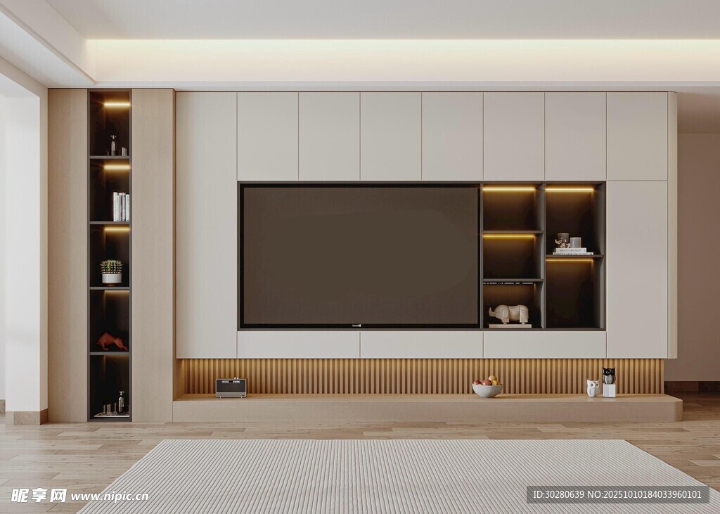 电视背景墙 客厅效果图 电视墙