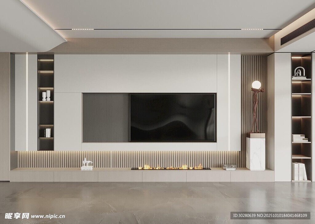 电视背景墙 客厅效果图 电视墙