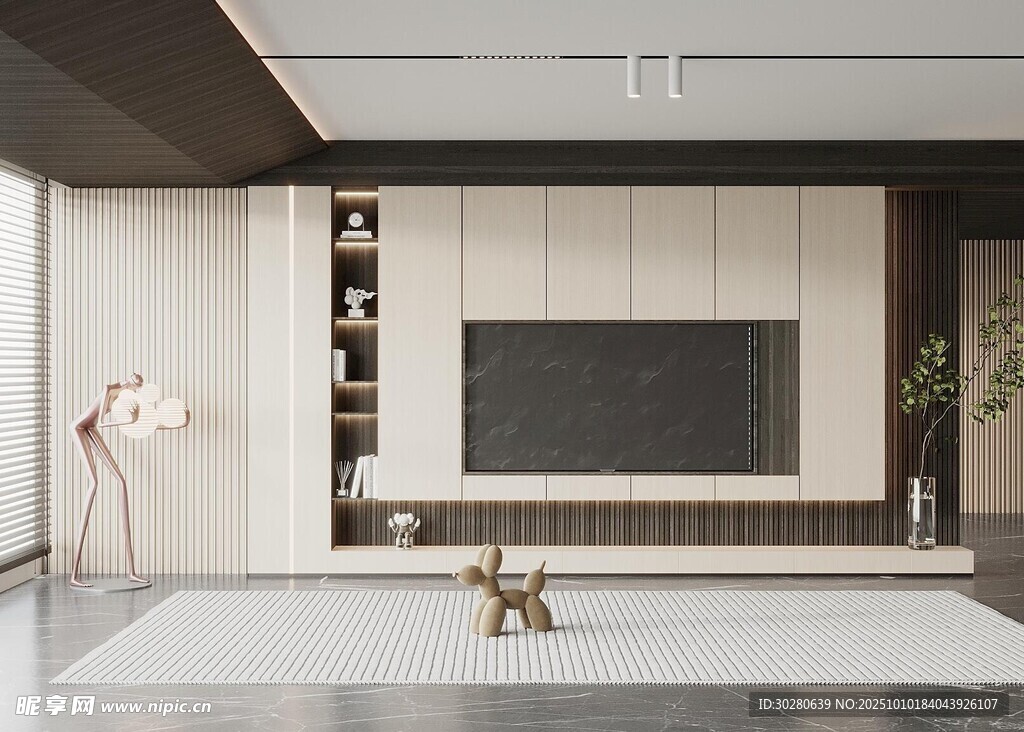 电视背景墙 客厅效果图 电视墙