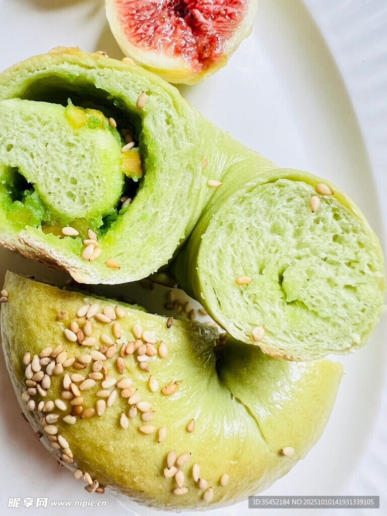 抹茶贝果