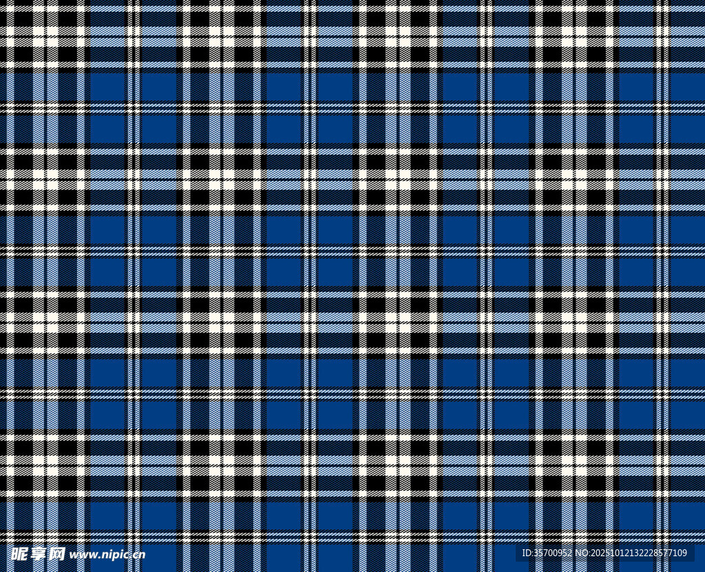蓝色格子图案纹理