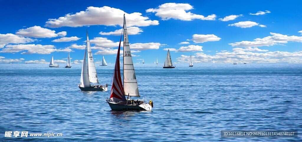 海上帆船