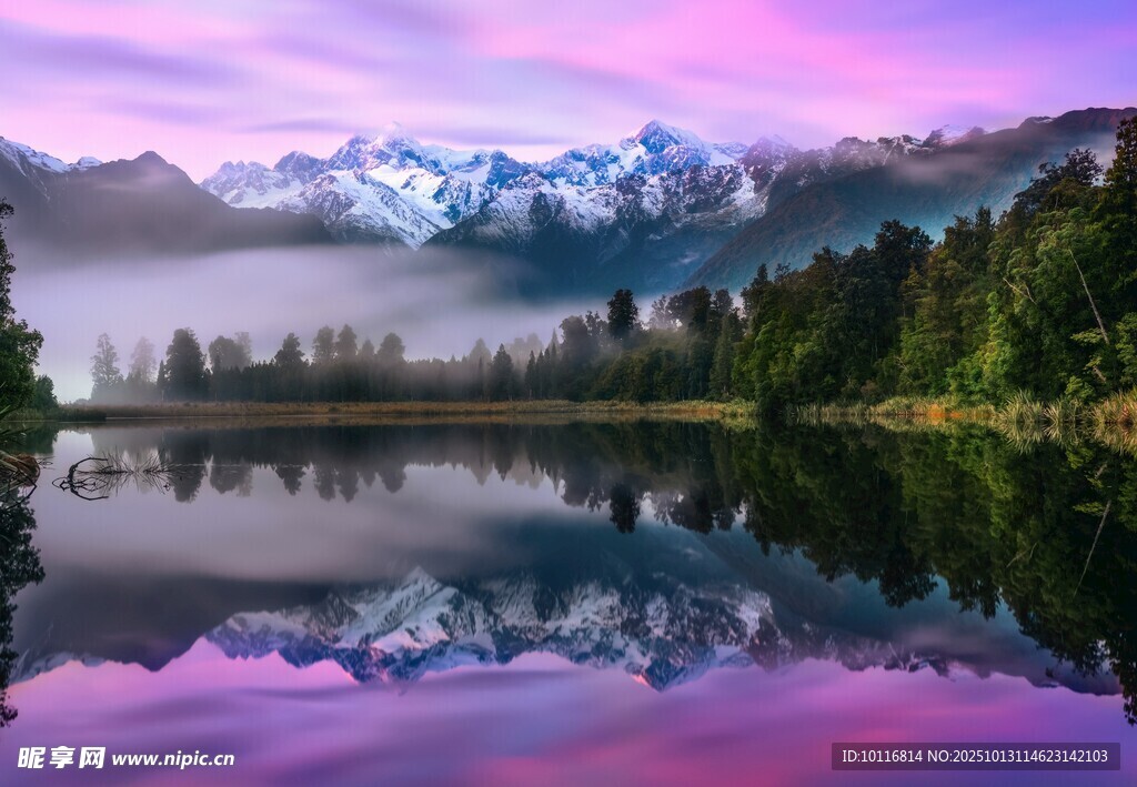山水湖景