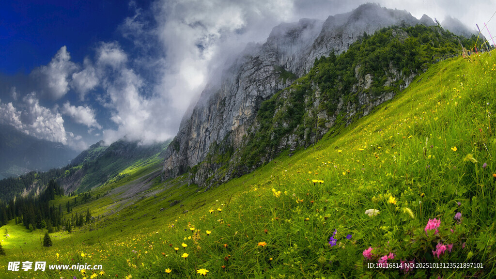 山间美景