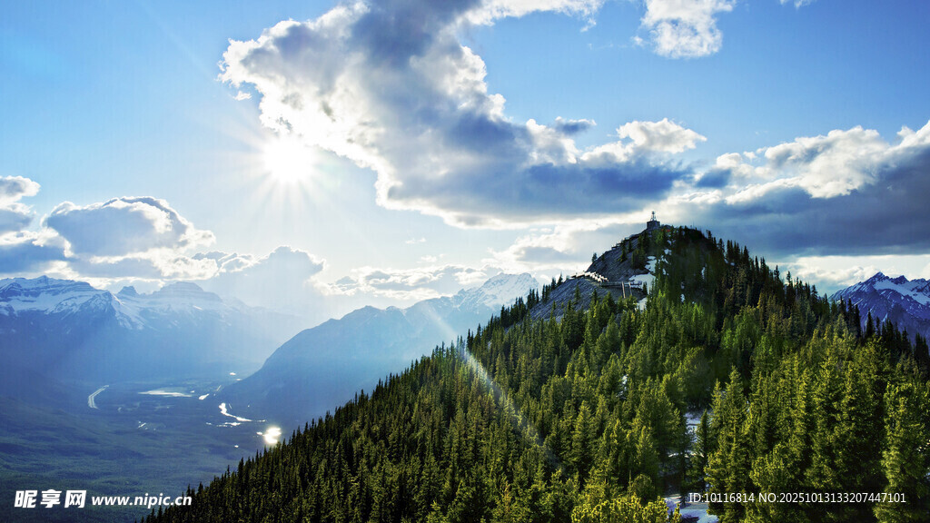 山顶美景