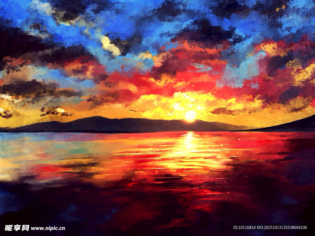 夕阳