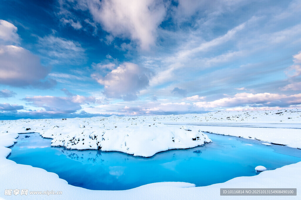 冰雪湖泊