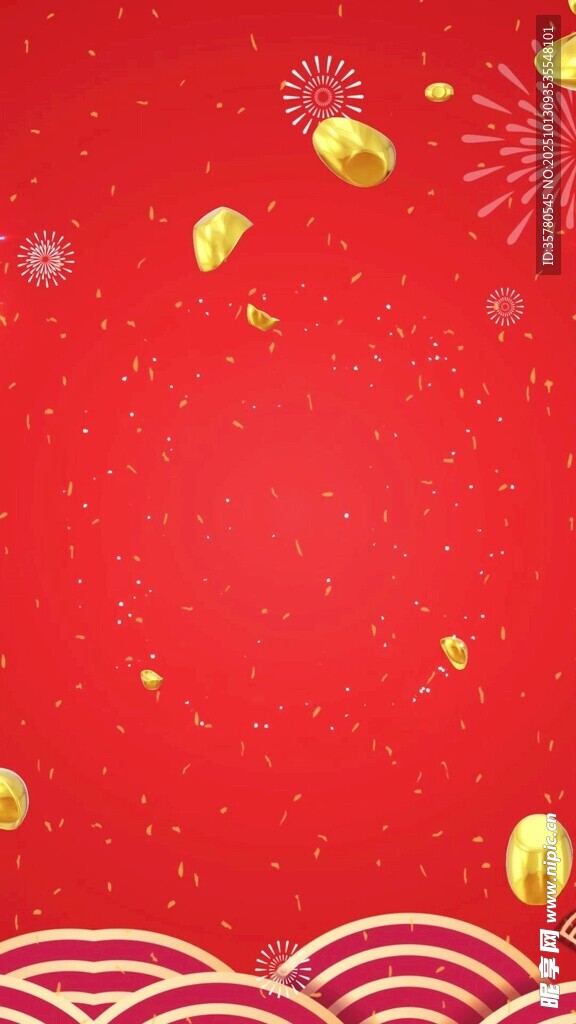 喜庆红色春节背景图