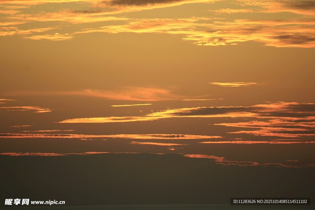 绚丽晚霞天空美景