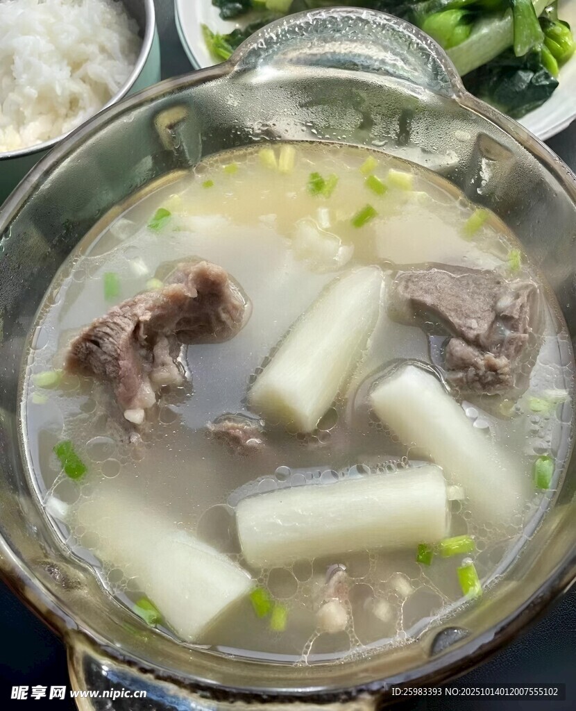山药牛肉汤