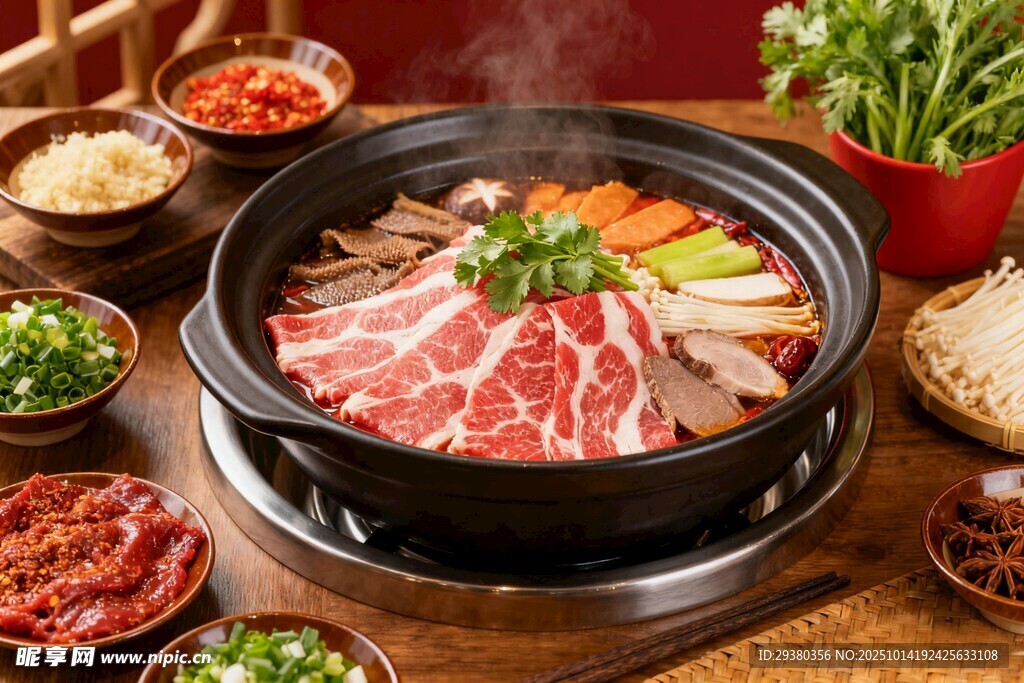 涮羊肉火锅
