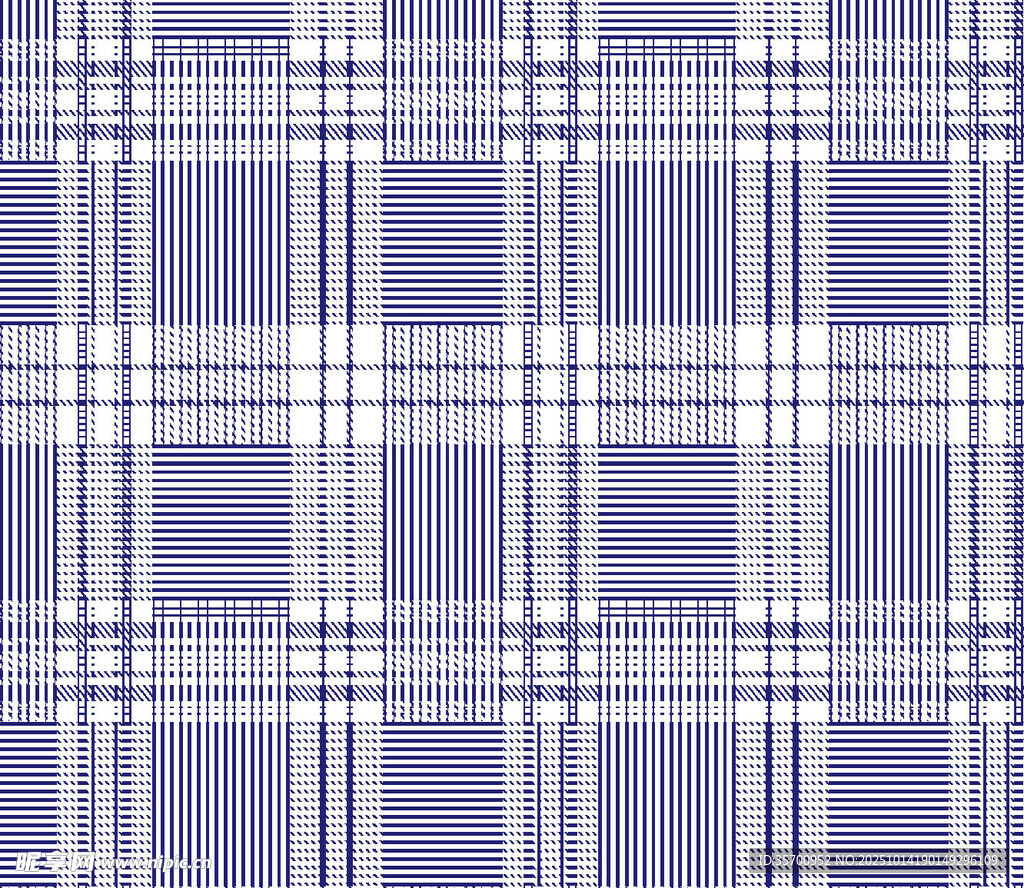 蓝白格子图案纹理