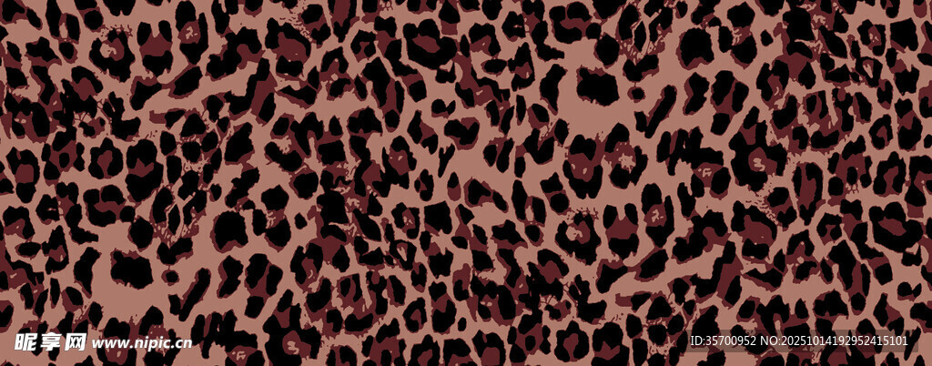 复古花纹图案 豹纹