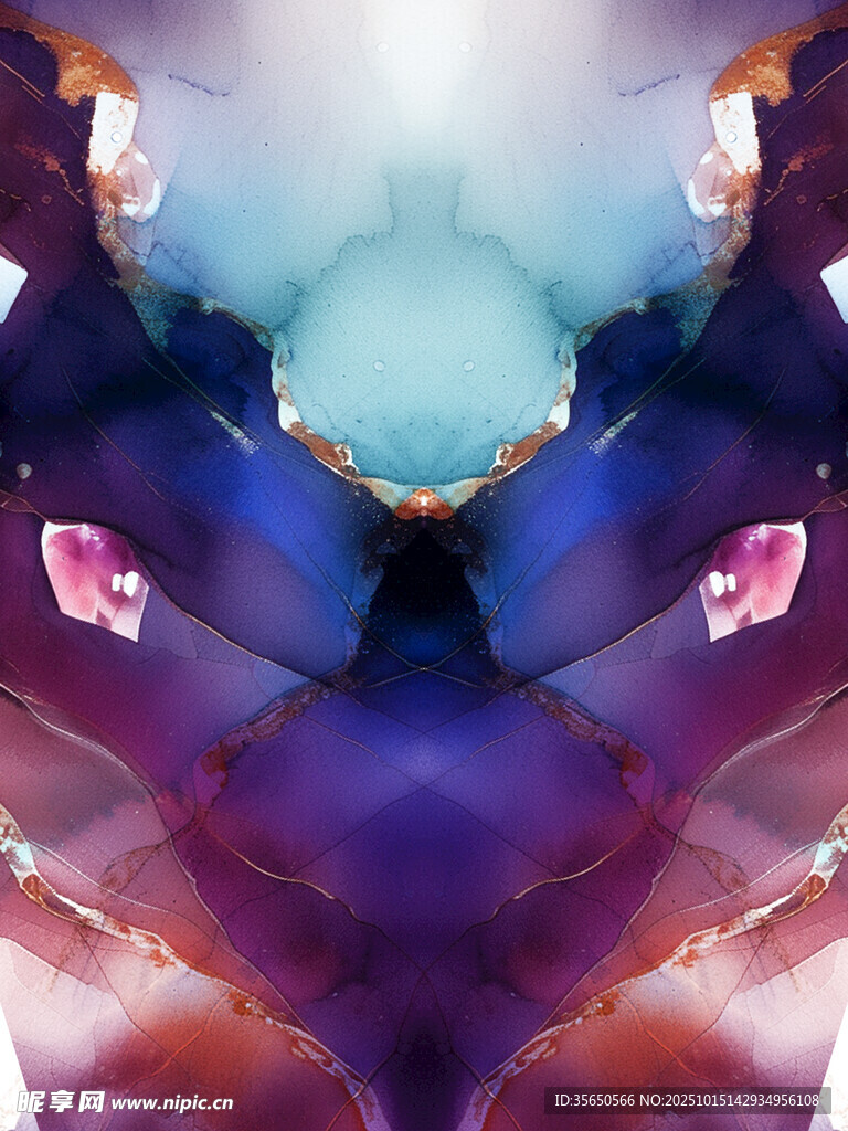 抽象梦幻色彩艺术图案