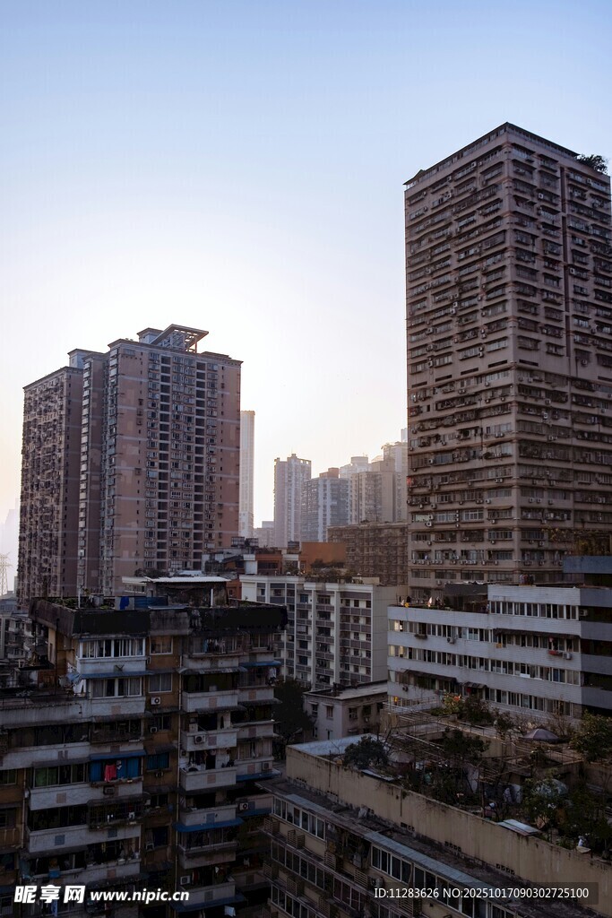 城市高楼景观