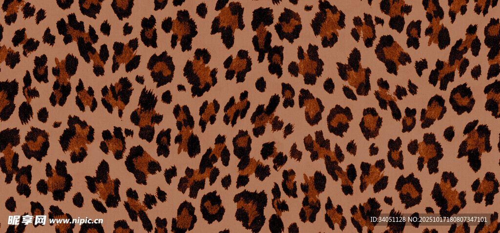 豹纹图案布料纹理