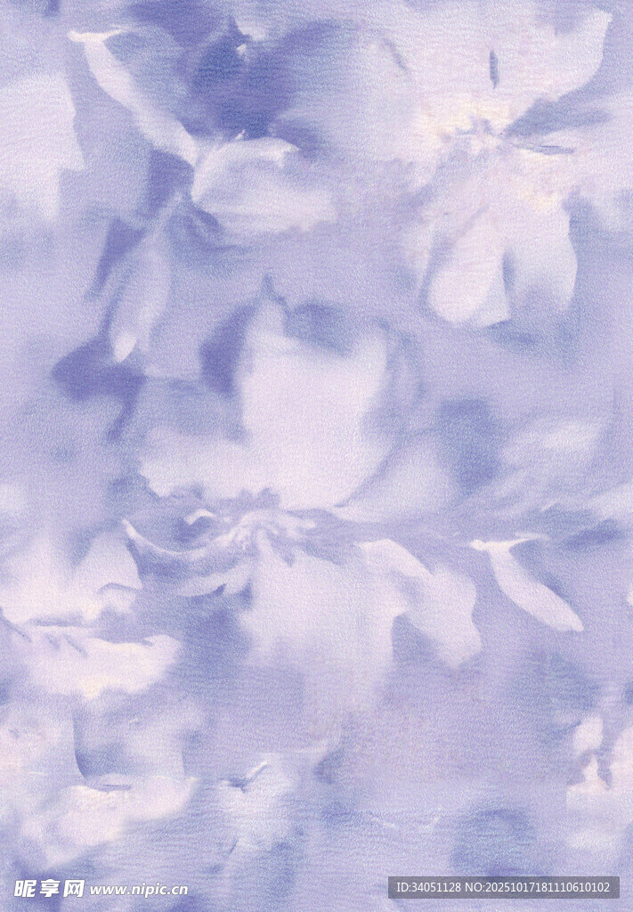 淡紫色花卉抽象纹理图案
