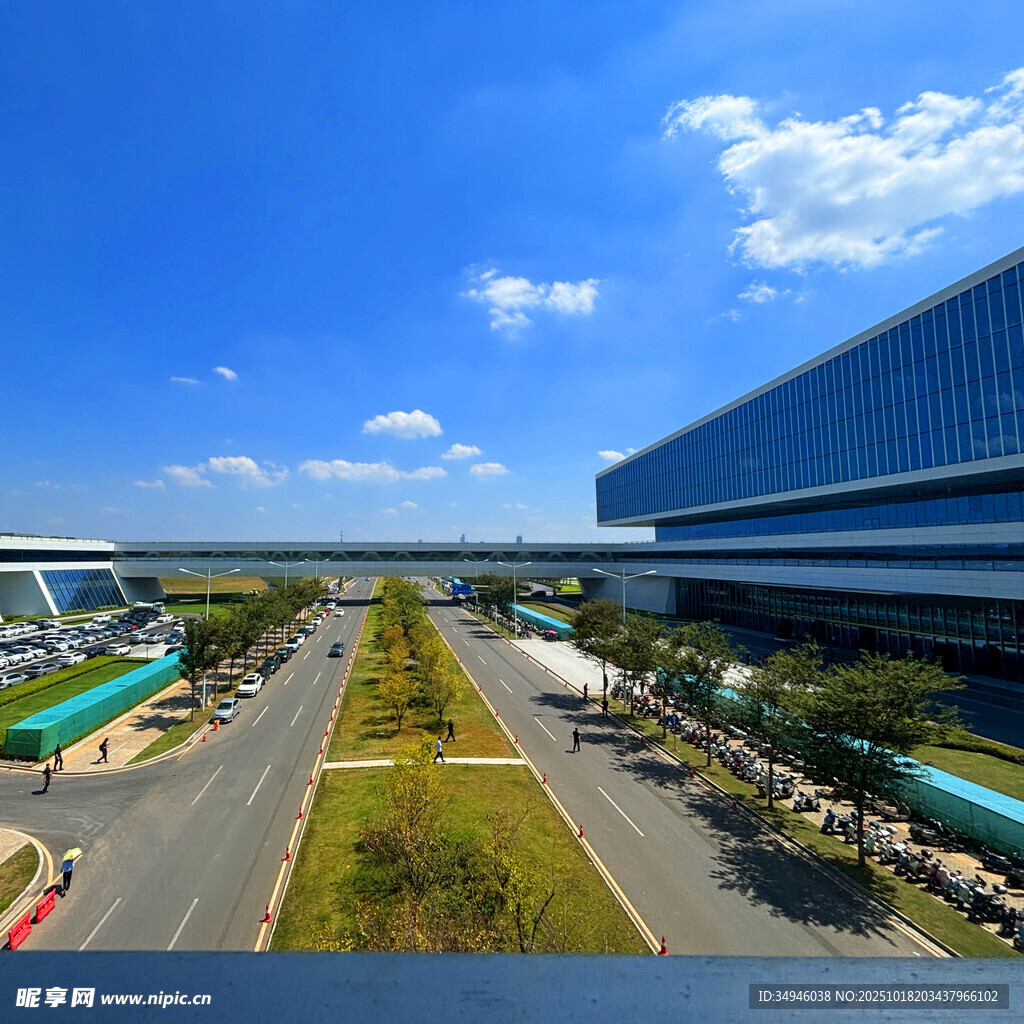 现代园区景观俯瞰