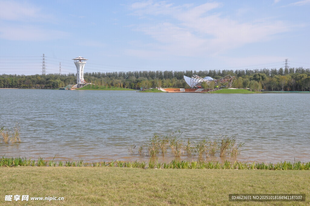 北京朝阳坝河景观蓄滞洪区