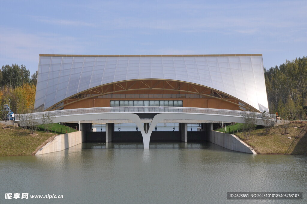 北京朝阳坝河景观