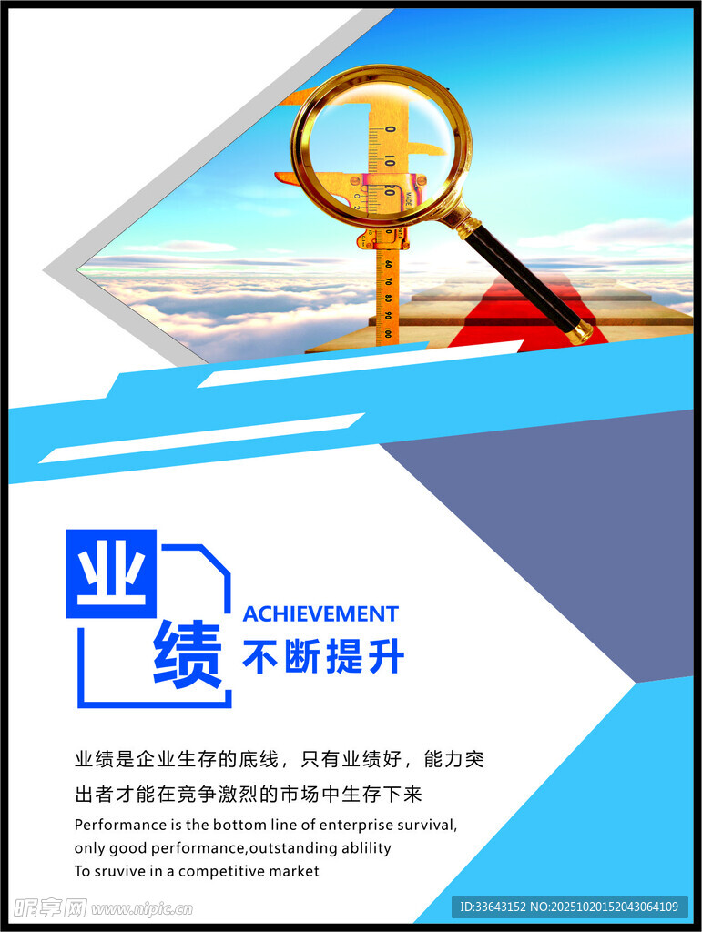 业绩海报