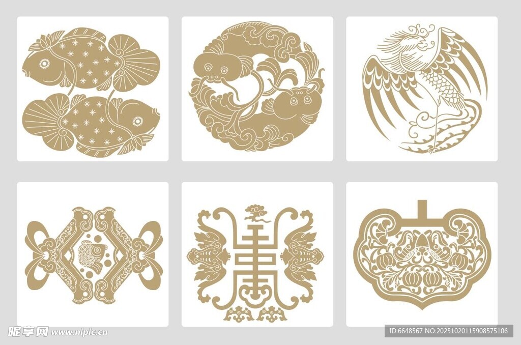 传统中式花纹图案