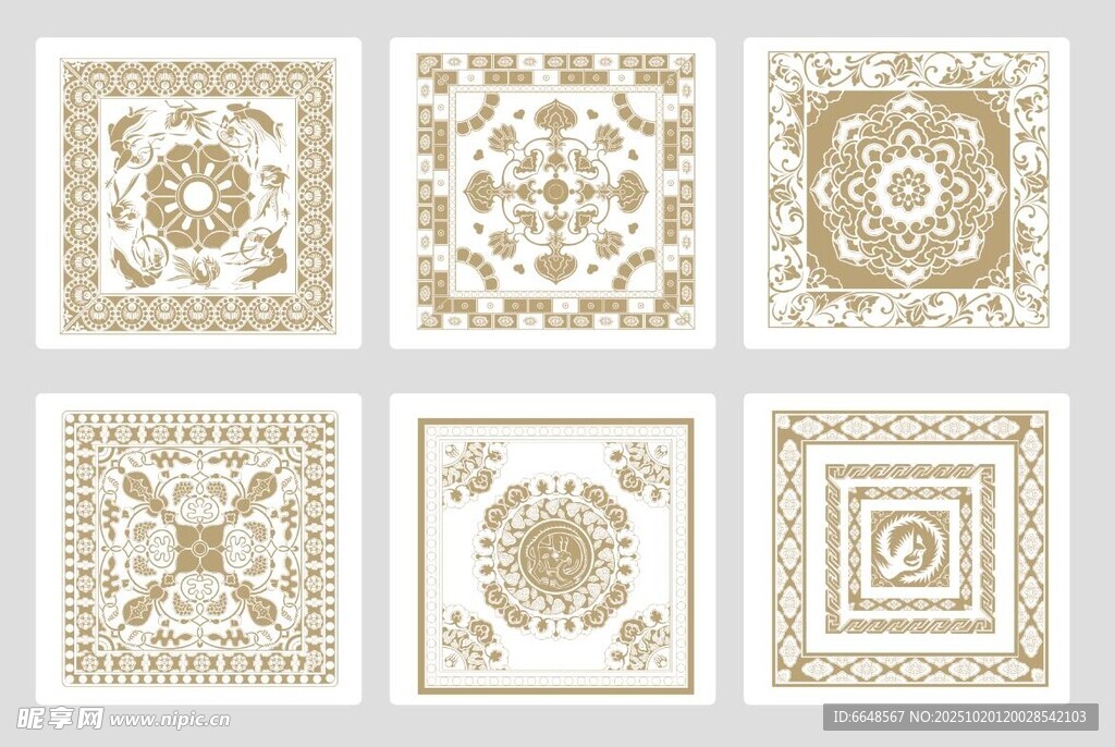 传统中式花纹图案