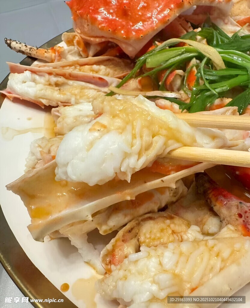 清蒸帝王蟹