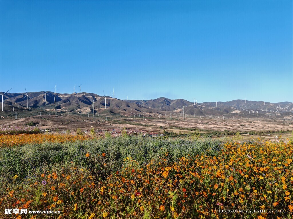 风力发电的乡村