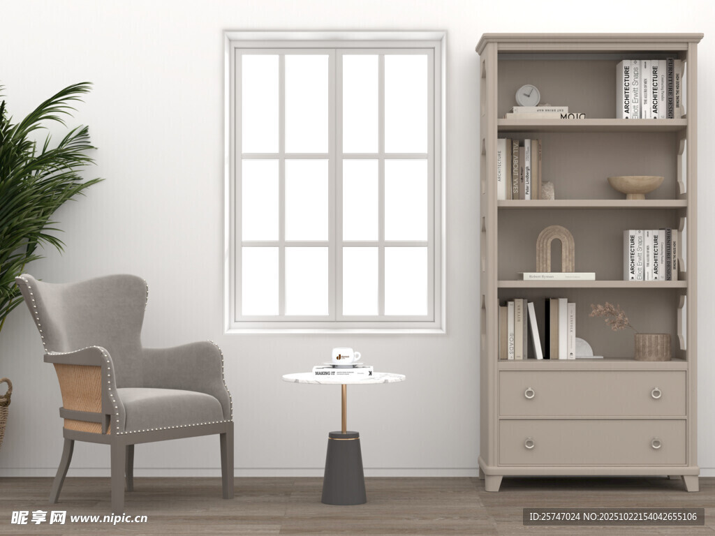 简约客厅一角的舒适布置