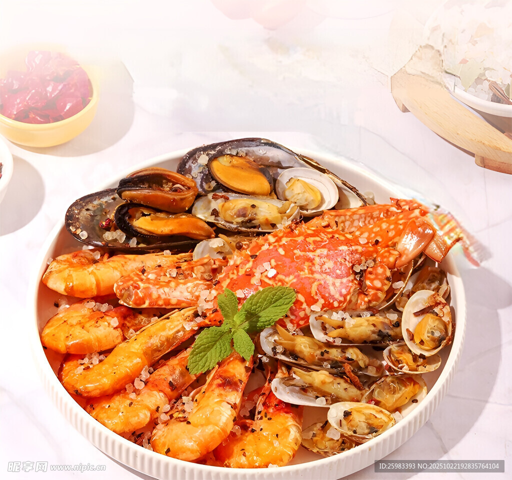 海鲜拼盘
