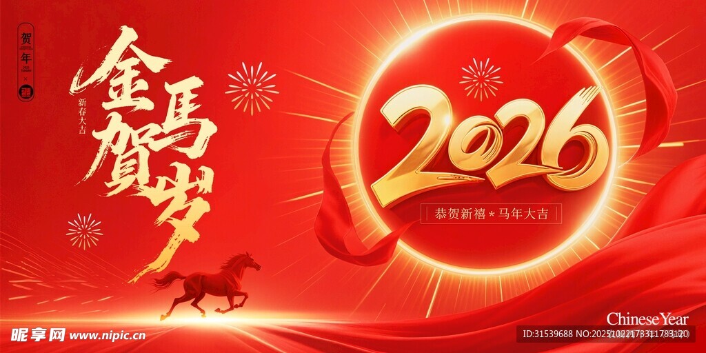 马年年会2026展板
