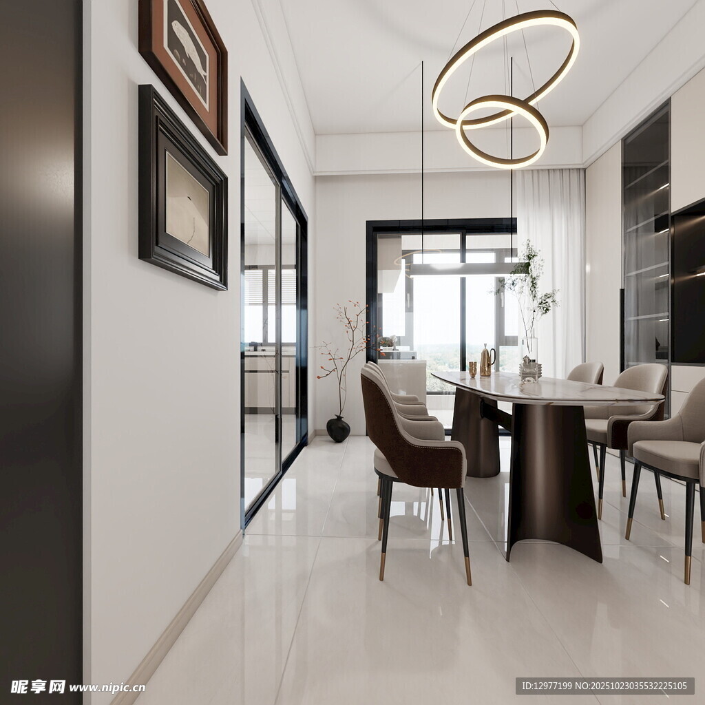现代简约风格餐厅室内设计